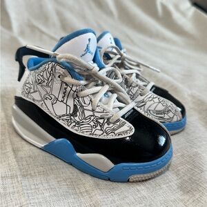 Jordan Dub Zero TD "Doodle/Scribble" - Size 6C